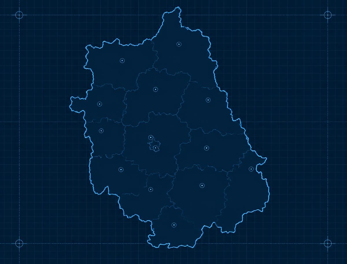 Mapa zasięgu usług w województwie lubelskim
